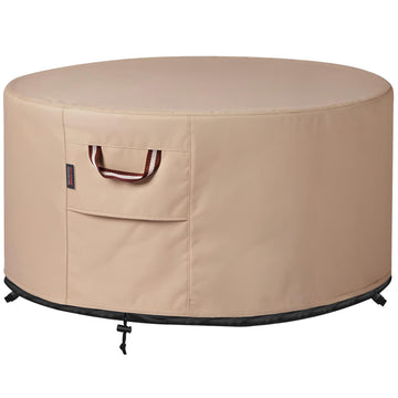 Fire Pit Cover Round 36", 900D Heavy Duty Fabric 100% Waterproof