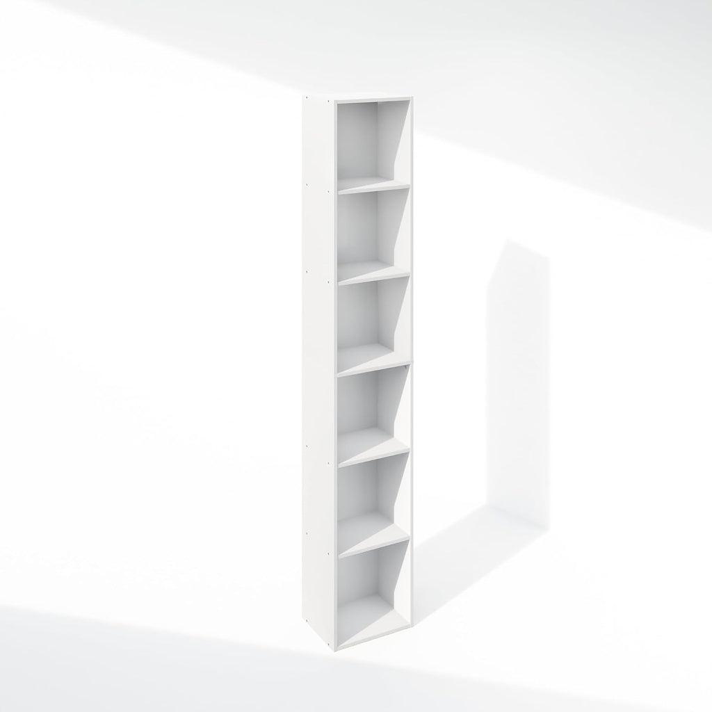 Cubicle 6-Tier Closet Organizers and Storage, Closet Organizer, Open Shelf Closet Storage, for Wardrobe, Bedroom