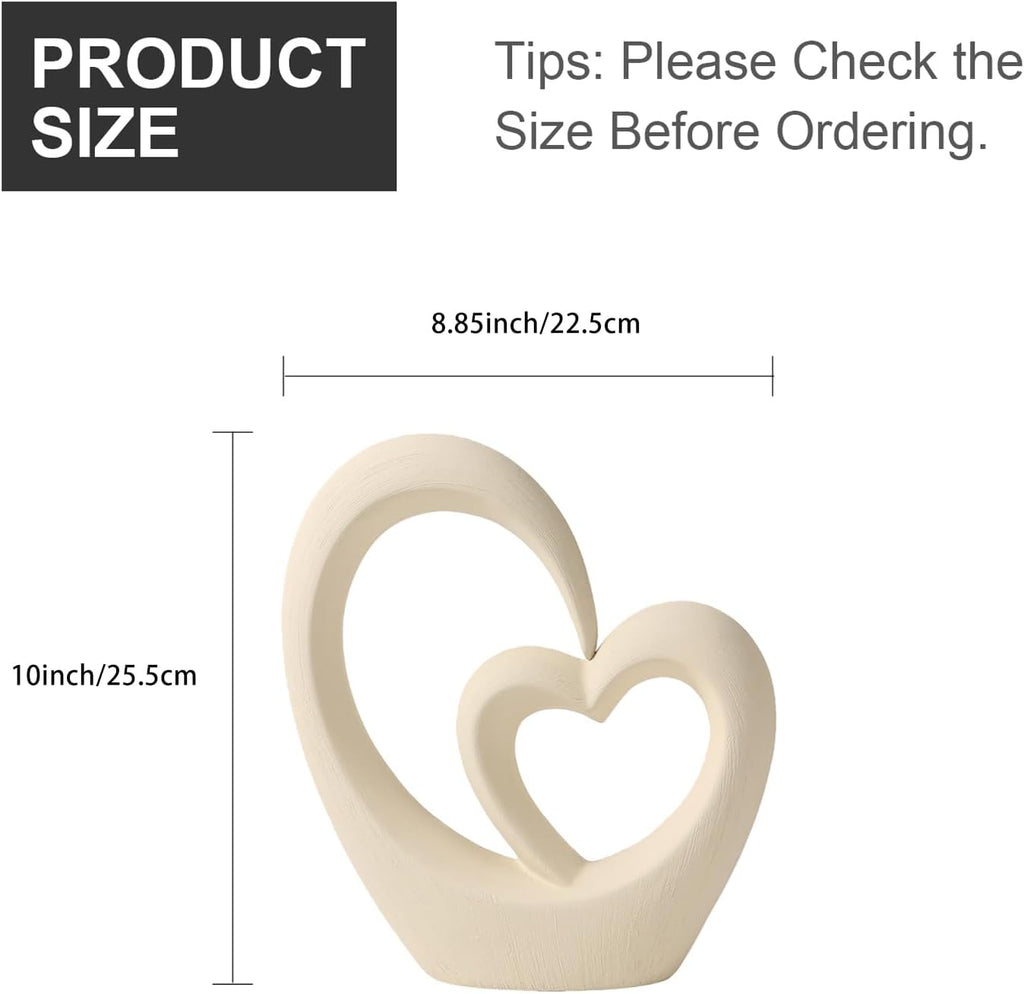 Ceramic Statue Home Decor Aesthetic Abstract Brushed Finish Sculpture Modern Decorative Statues Bedroom Bookshelf