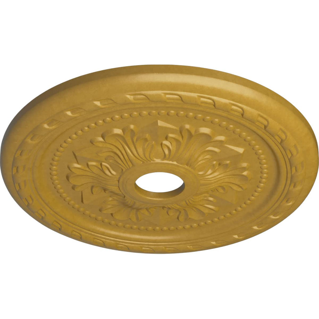 Palmetto Ceiling Medallion, Iridescent Gold