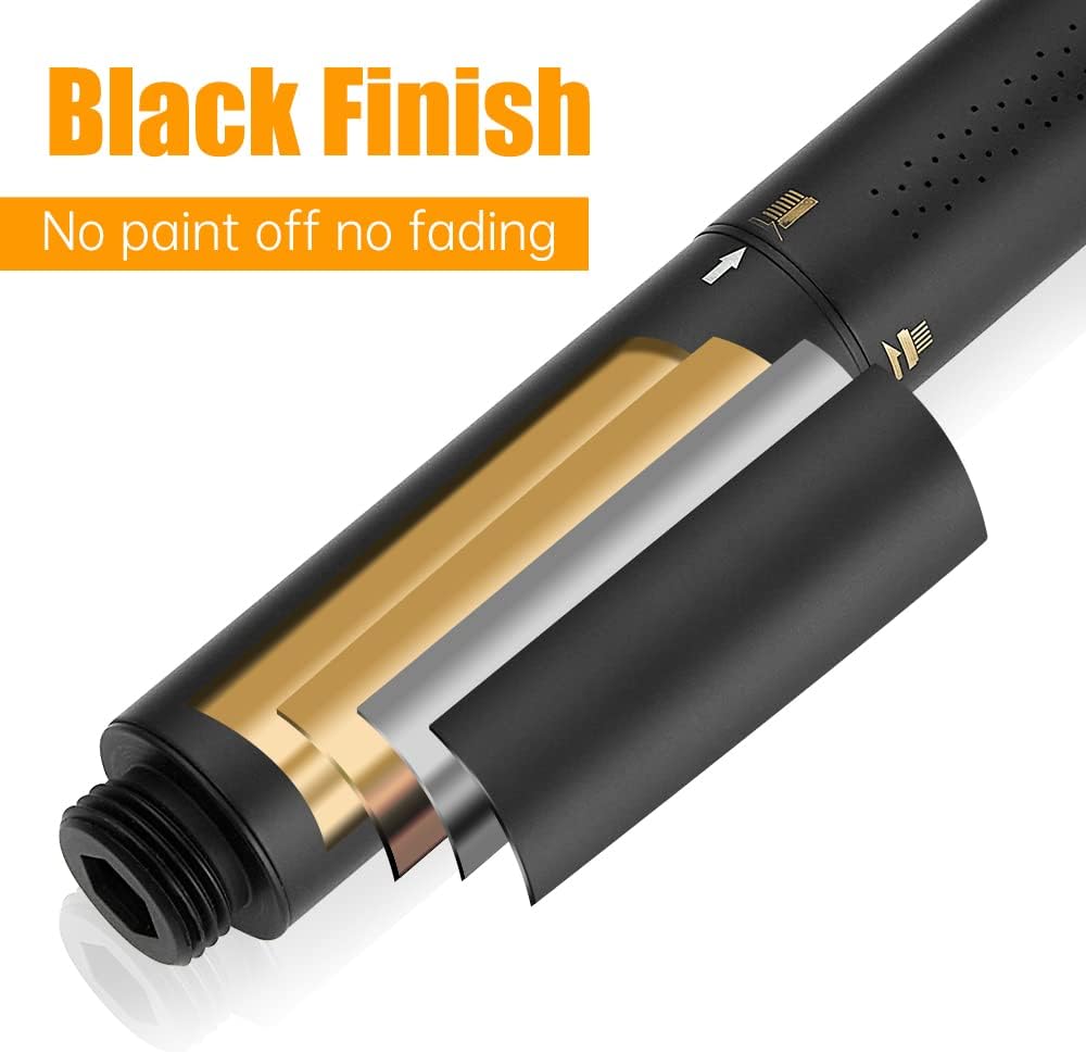 Black Brass 2 In 1 Function Handheld Shower Head Set High Pressure 7 Inch Shower Head High Flow Hand Shower Wand with 59 Inch Hose, Bracket, Matte Black Finish