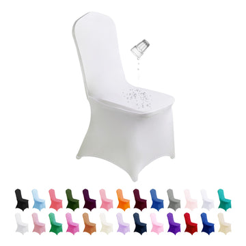 Waterproof Spandex Chair Cover 25PCS, Stretch Dining Chair Covers, Polyester Outdoor Chair Covers, Protector Stretch