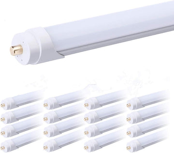 Single Pin T8 96" 8ft LED Tube 45W, 8' LED Fluorescent Tube Replacement,AC 85V 277V Input, 6000K Bright White,4500LM
