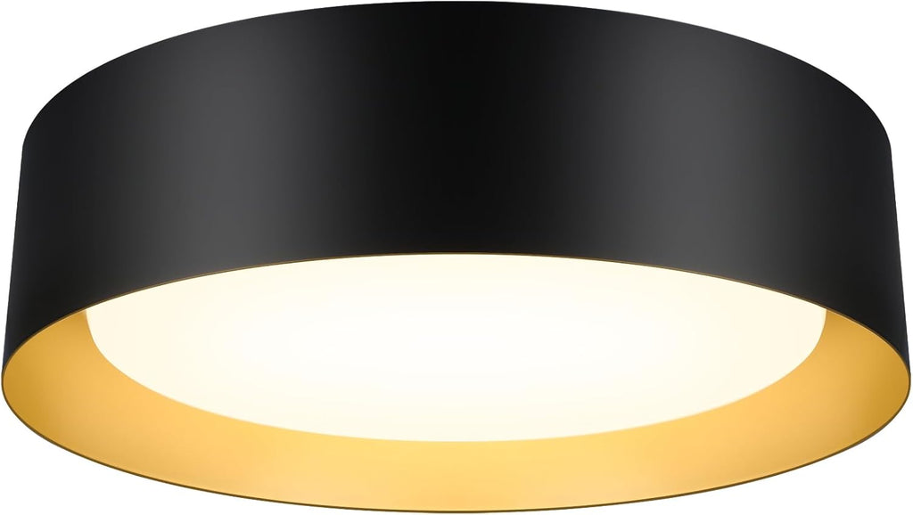 Flush Mount Ceiling Light, 13in Modern Ceiling Light 3/4/5000K | 25W Bathroom Ceiling Light Fixture, Dimmable LED