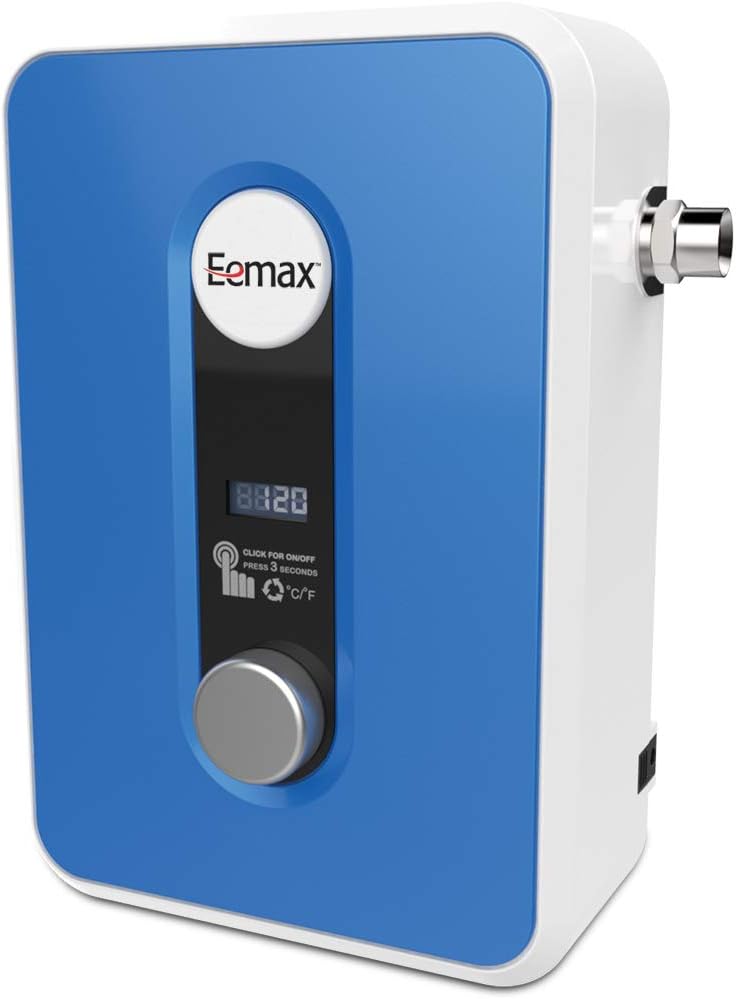 EEM24013 Electric Tankless Water Heater, Blue