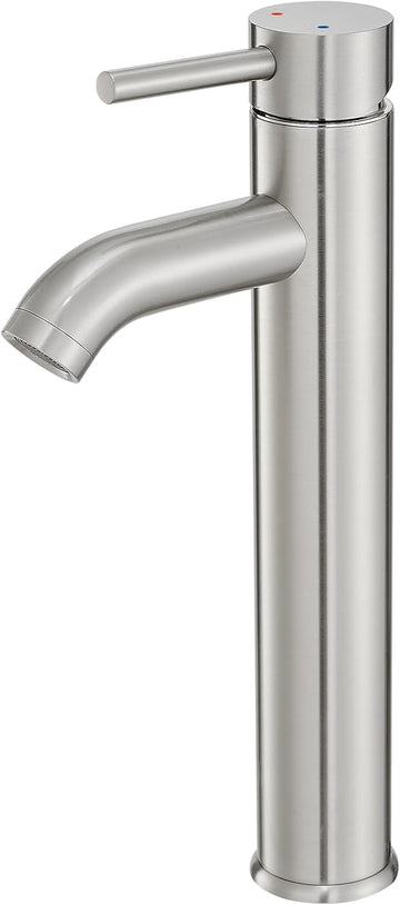 Vessel Sink Faucet Chrome Modern Tall Bathroom Faucets Single Handle One Hole Rv Vanity Lavatory Bathroom Sink Faucet