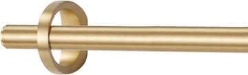 Modern Curtain Rods, 1Inch Diameter Decorative Single Window Rod Telescoping Drapery Rods Warm
