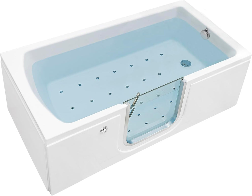 Ella Laydown 30x60 Air Massage Walk in Bathtub Right Drain