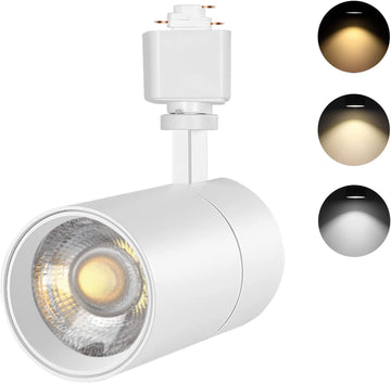 30W Dimmable LED Track Lighting Heads H Type, White 1 Pack