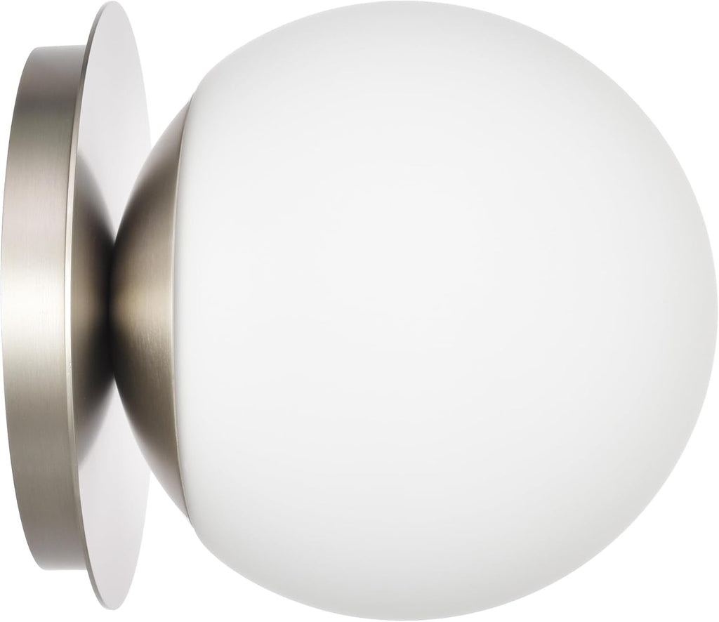 Bathroom Vanity Light Fixtures, Modern 4 Lights Globe Wall Sconce Lighting Brushed Nickel, Porch Wall Mount Light