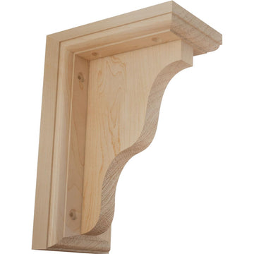 Hamilton Traditional Wood Brackets, 3"W x 5"D x 7"H , Maple