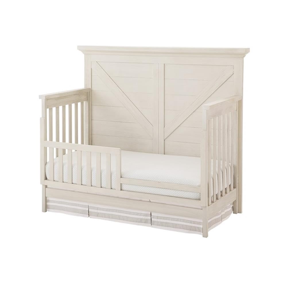 4 in 1 Convertible Crib, Brushed White