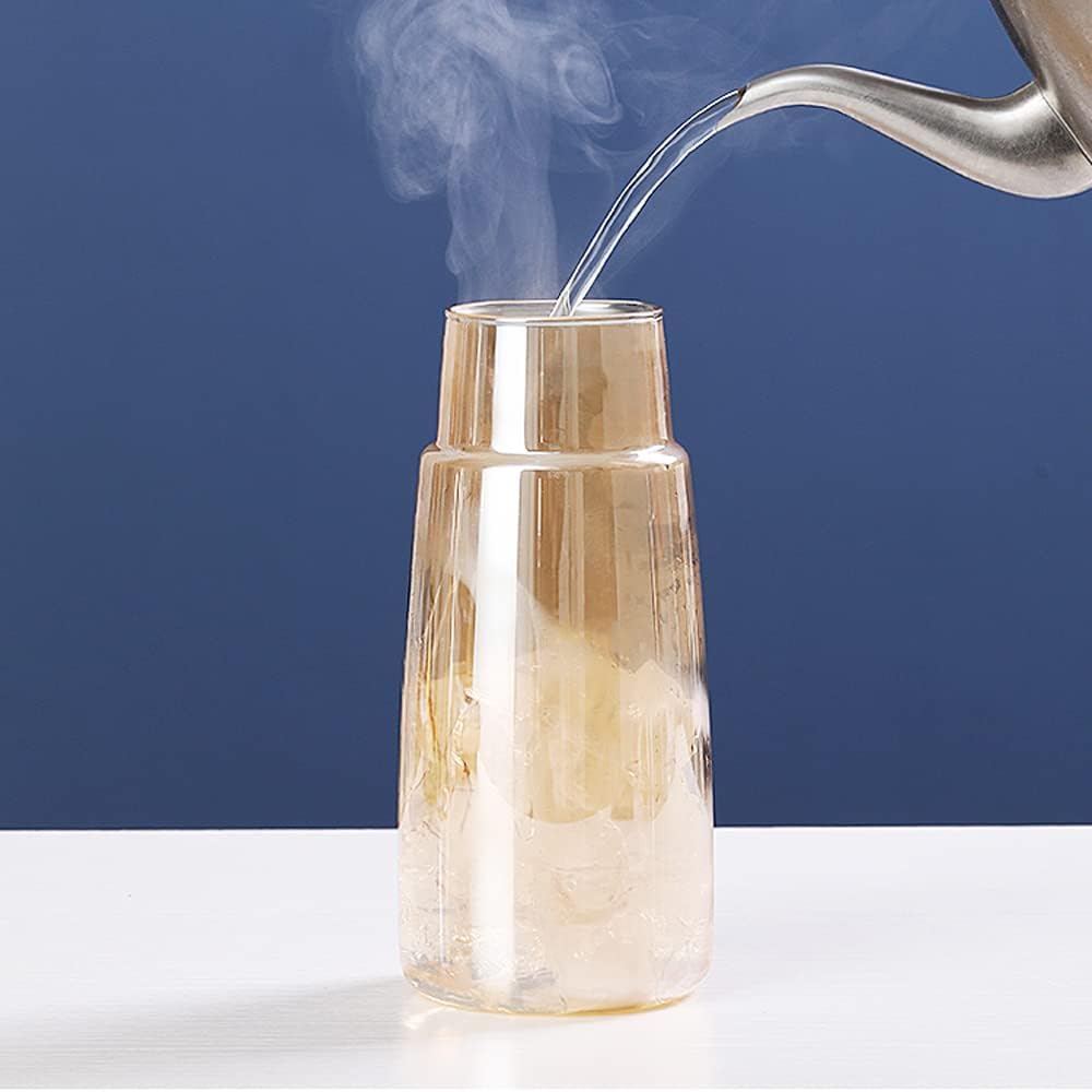 Bedside Water Carafe Set with Tumbler, Bedside Carafe and Glass Set for Nightstand Bedroom Guest Room, Water Carafes