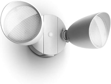 6222W 3500 Lumen 32 Watt 28 LED Dual-Head Floodlight Outdoor, Full Metal Design, Waterproof Exterior Security Wall