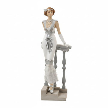 13 Inch Victorian Lady Figurine, Art Deco Woman Statue, 1 Piece