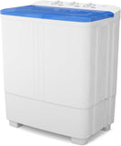 20 Lbs Portable Washing Machine, Portable Washer for Apartment with 12 Lbs Washer, 8 Lbs Spinner, Mini Compact Top