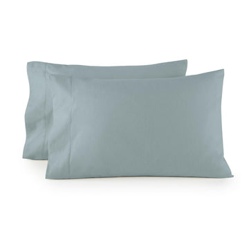 Organic Flannel Pillowcases King Size Set of 2 - Ultra Comfortable 100% GOTS Organic Cotton Pillow Cases Size with