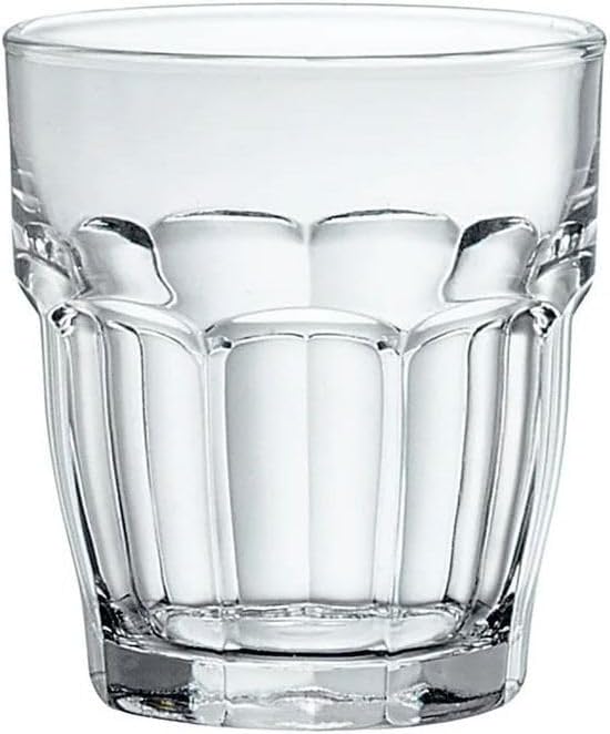 Rock Bar Juice Glasses, Set of 6-7.25 Oz. Stackable Drinking Glasses for Cocktails, Desserts & Soft Drinks