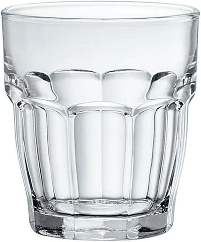 Rock Bar Juice Glasses, Set of 6-7.25 Oz. Stackable Drinking Glasses for Cocktails, Desserts & Soft Drinks