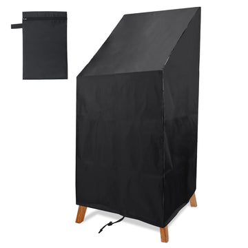 High Back Patio Chair Cover, Stackable Outdoor Chair Cover