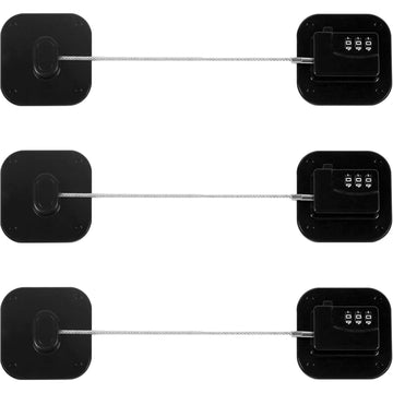 Fridge Lock Refrigerator Freezer Childproof Locks for Cabinets and Drawers Easy Install No Keys Needed Combo Lock