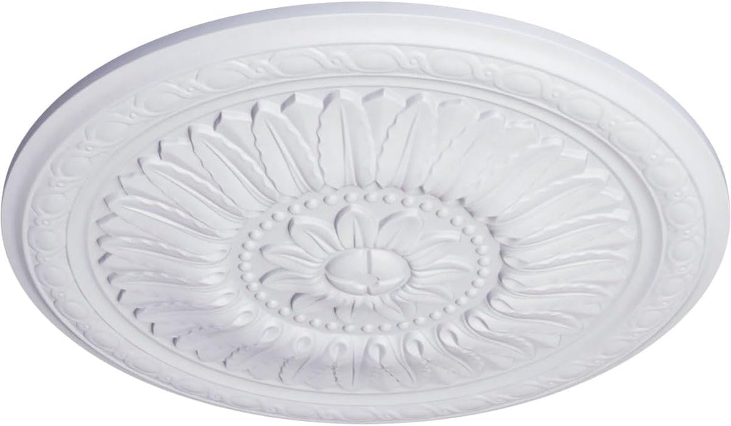 24"OD x 1 5/8"P Temple Ceiling Medallion (Fits Canopies up to 9 1/4")