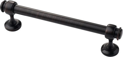 10 Pack Oil Rubbed Bronze Cabinet Pulls, 5 Inch(128mm) Hole Centers Cabinet Handles Kitchen Hardware Straight Bar for