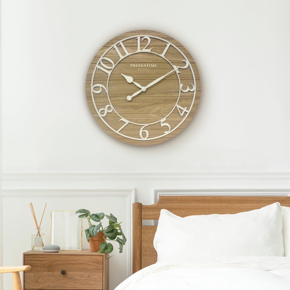 Classic Farmhouse Shiplap Clock