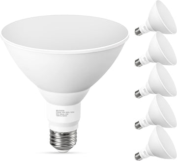 PAR38 LED Outdoor Flood Light Bulbs, 100W Equivalent, 5000K Daylight White, Dimmable Waterproof LED Floodlight for