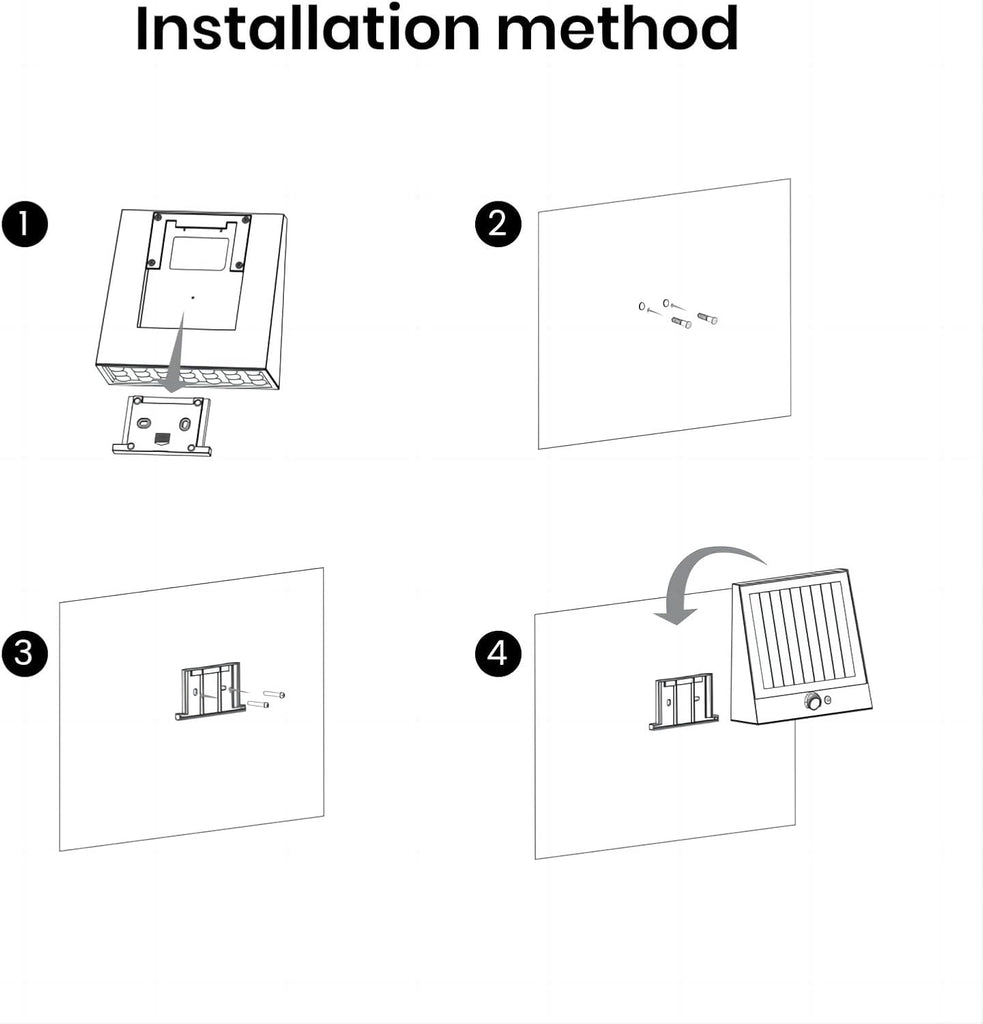 Solar Outdoor Lights, 1000LM IP65 Waterproof Solar Flood Light | 4 Modes, Dusk to Dawn, Easy to Install, 4000K Motion