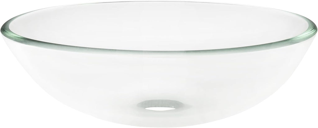 BONIFICARE Glass Vessel Bathroom Sink
