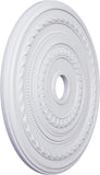 Cole Ceiling Medallion, 25 3/8"OD x 3 3/8"ID x 1 3/8"P (Fits Canopies up to 9 1/8"), Factory Primed