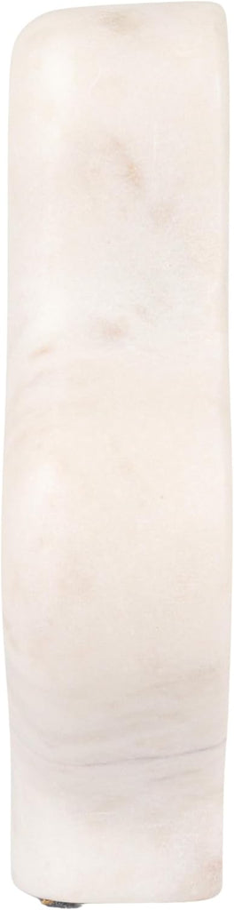 Decorative Abstract Marble Sculptures, Set of 2 Styles, White