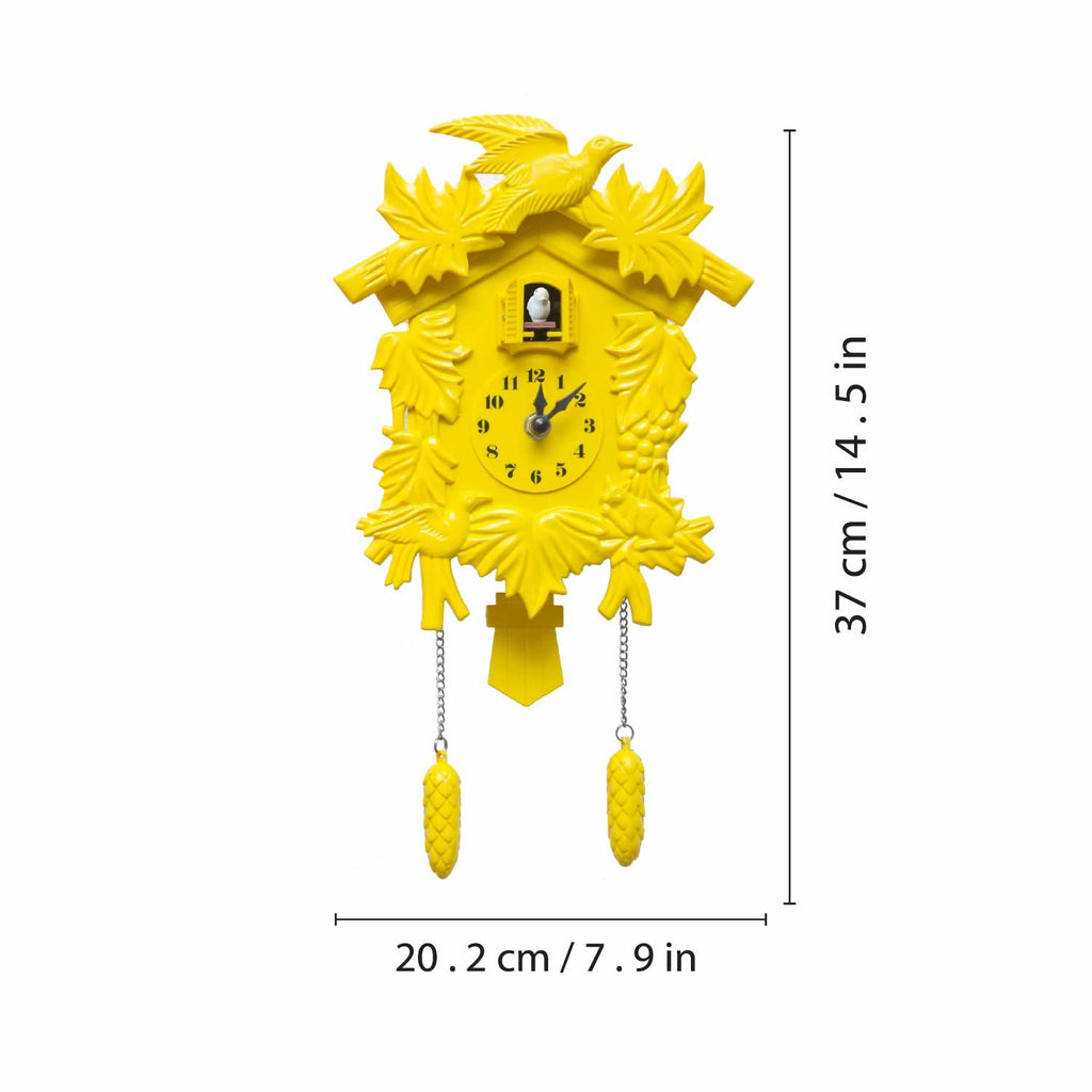 Chiming Cookoo Clock Bird Flapping Cuckoo Clocks Volume Adjustable Coo Coo Clocks wall Decoration Battery Operated