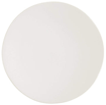 Vitraluxe Dinnerware Heirloom Matte Finish Salad Plate 8-Inch, Linen, Set of 4 - STN.8000.4.02