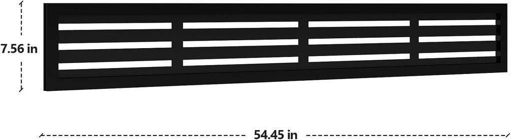 Aluminum Decorative Fence Gate Panel for 6ft(H)*5ft(W) Wood Plastic Composite Privacy Fence Gates - Carved Screen (1 Pcs)