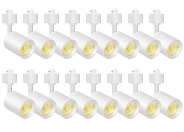 10W Dimmable LED Track Lighting Heads H Type Track Light Replacement Fixtures Bright 4000K Neutral White