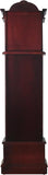 Grandfather Floor Clock, Cherry Finish, Pendulum with Gold Accents, Moon Phase Dial, 72 Inch Tall
