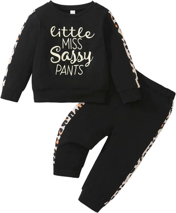 Toddler Baby Girl Fall Clothes Sweatshirt Pants 2Pcs Outfits