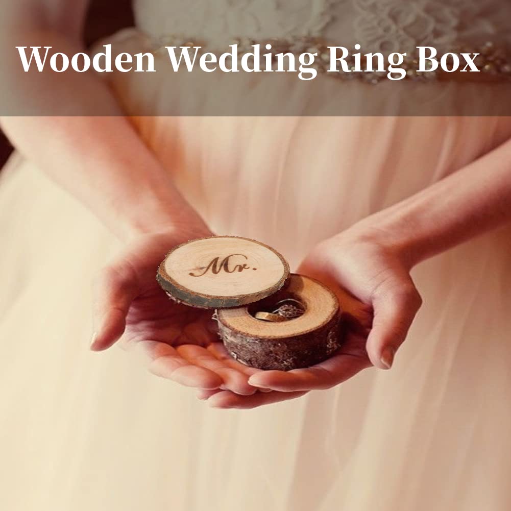 Wooden Wedding Ring Boxes for Ceremony