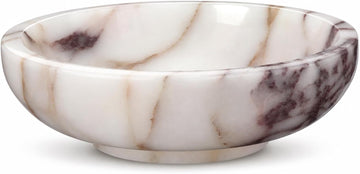 7.8 Inch Natural Luxury Marble Bowl, Calacatta Viola Marble Tray Decoration, Entryway Key Bowl, Decorative Jewelry
