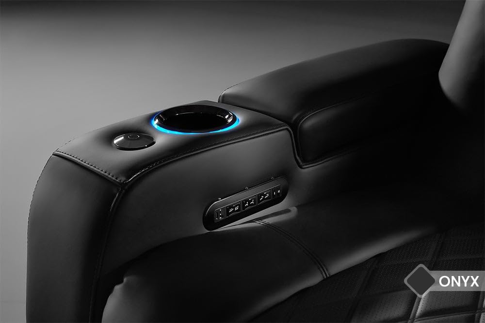 Tuscany Home Theater Seating Semi-Aniline Italian Nappa 20000 Leather Ultimate Luxury Heat & Ventilation Power