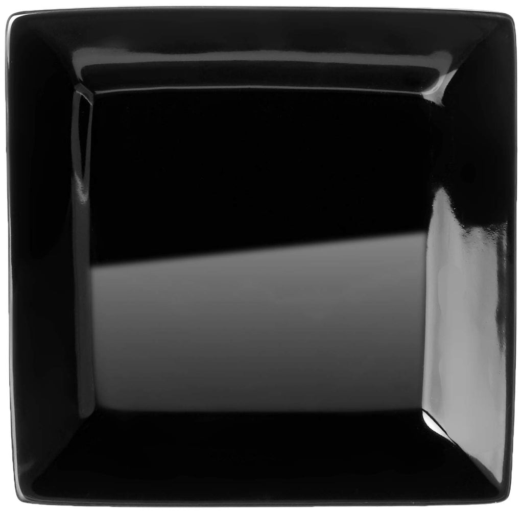 Nova Square 45 pc Dinnerware Set, Black