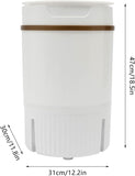 Mini Washing Machine, 260W Portable Compact Spin Dryer, 4.5L/1.19Gal Capacity Semi-Automatic Washer with Dehydration