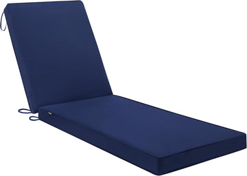 Chaise Lounge Cushions Outdoor 72 x 21 x3 Inch Waterproof & 3-Year Fade Resistant Outdoor Lounge Chair Cushions with