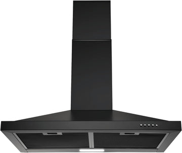 30 Inch Stainless Steel Wall Mount Range Hood LED Lights Convertible Ducted/Ductless
