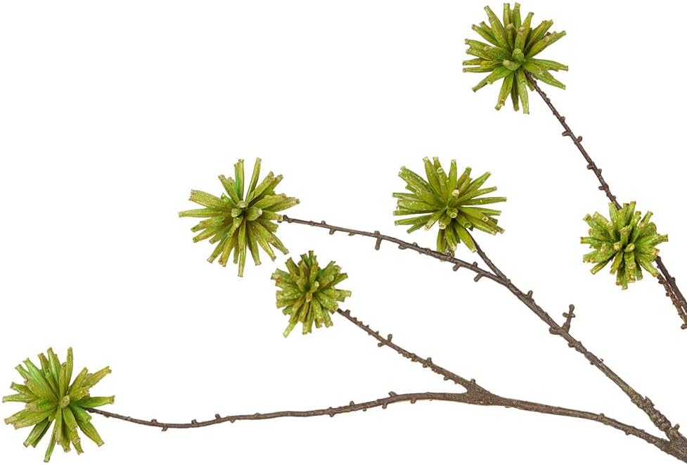 Artificial Plants,4PCS 35.4" Green Faux Branches for Vase,Faux Greenery Stems Fake Plants for Shop Garden Office Home