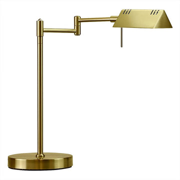 LED Pharmacy Table Lamp, Full Range Dimming, 12W LED, 360 Degree Swing Arms, Desk, Reading, Craft, W