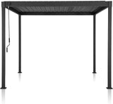 80S Louvered Pergola 10' x 10', Modern Style with Adjustable - Image 7