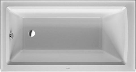 700407000000090 Architect Bathtub, White